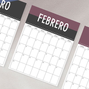 calendario para imprimir