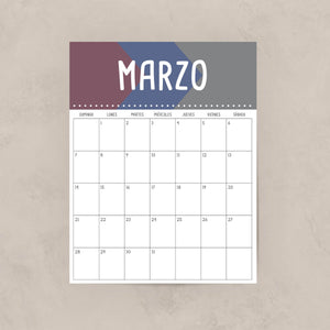 calendario para imprimir