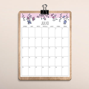 calendario para imprimir
