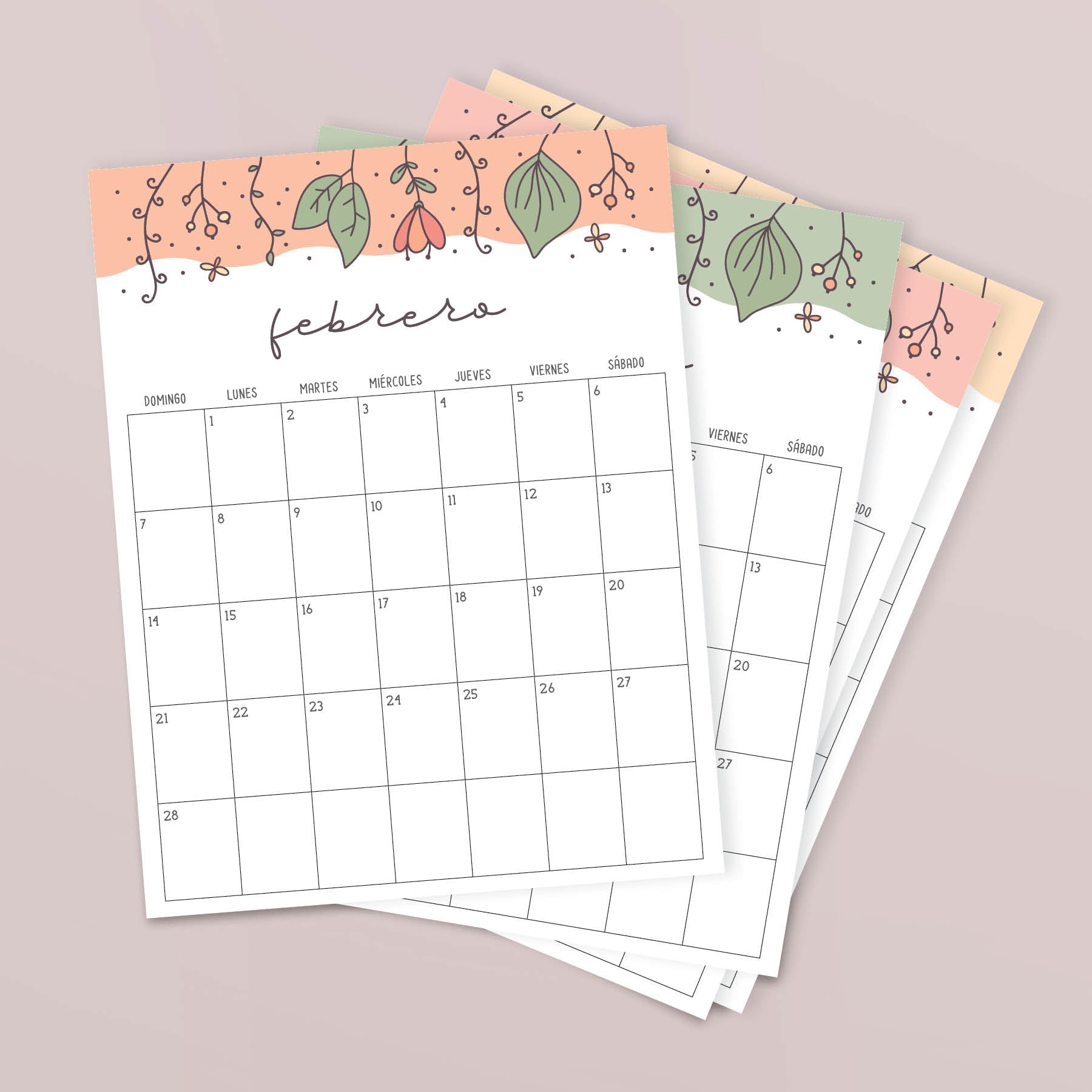 calendario para imprimir