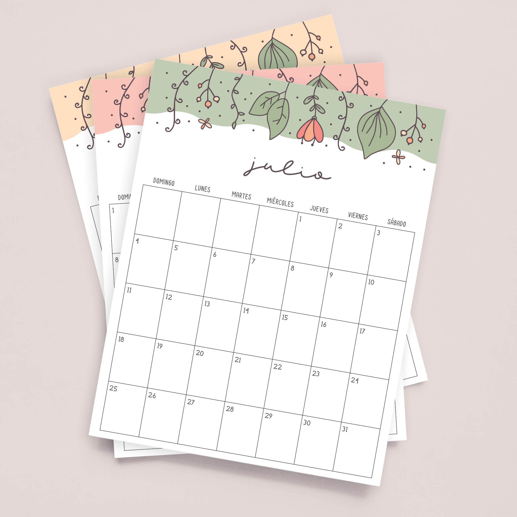 calendario para imprimir