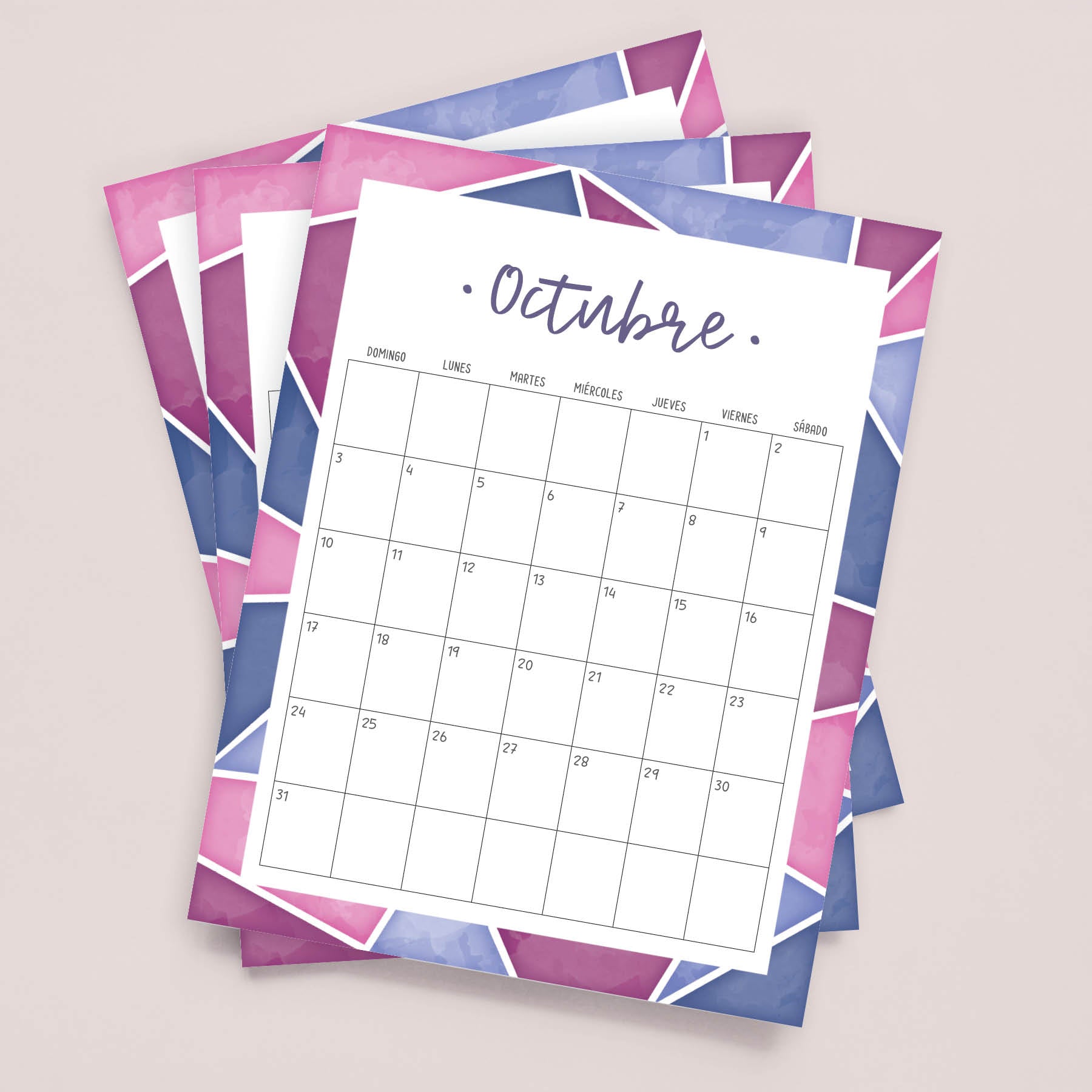 calendario para imprimir