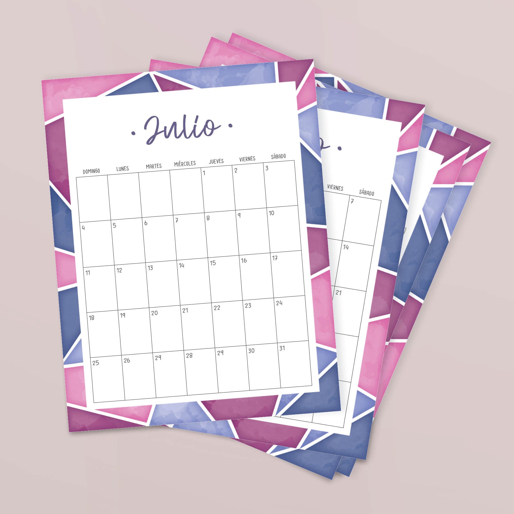 calendario para imprimir
