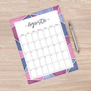 calendario para imprimir