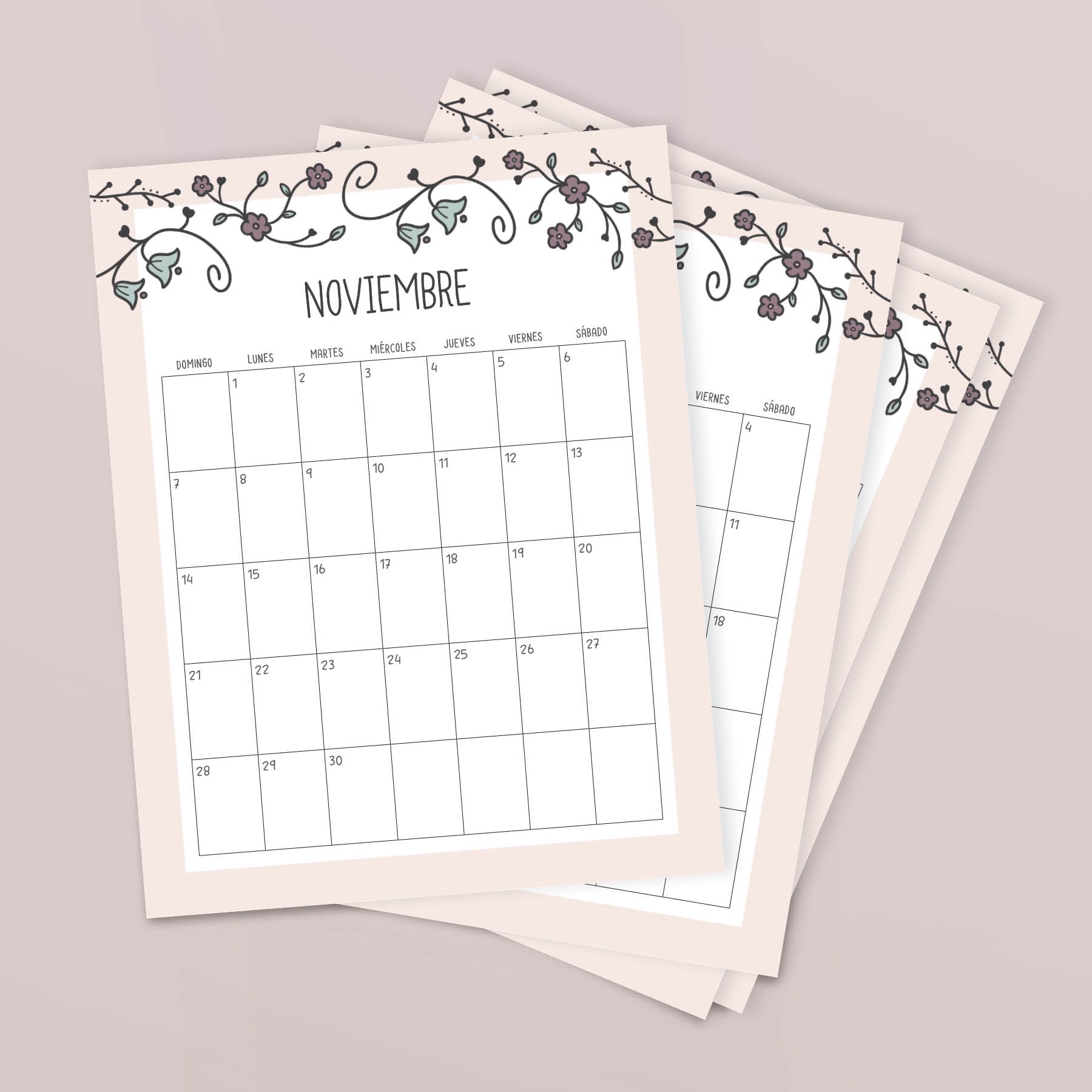 calendario para imprimir