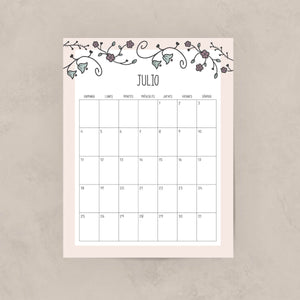 calendario para imprimir