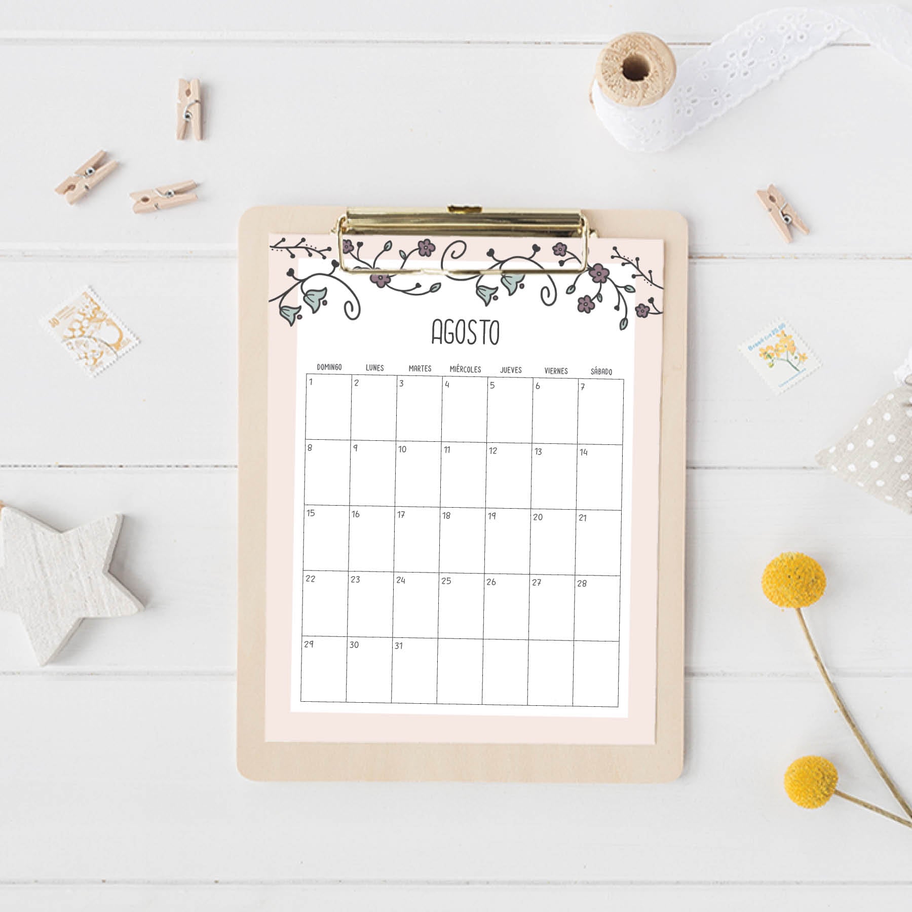calendario para imprimir