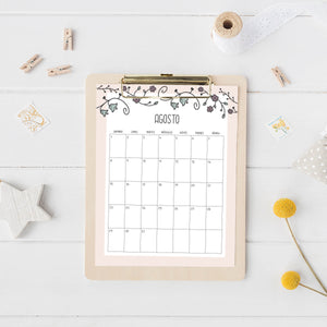 calendario para imprimir