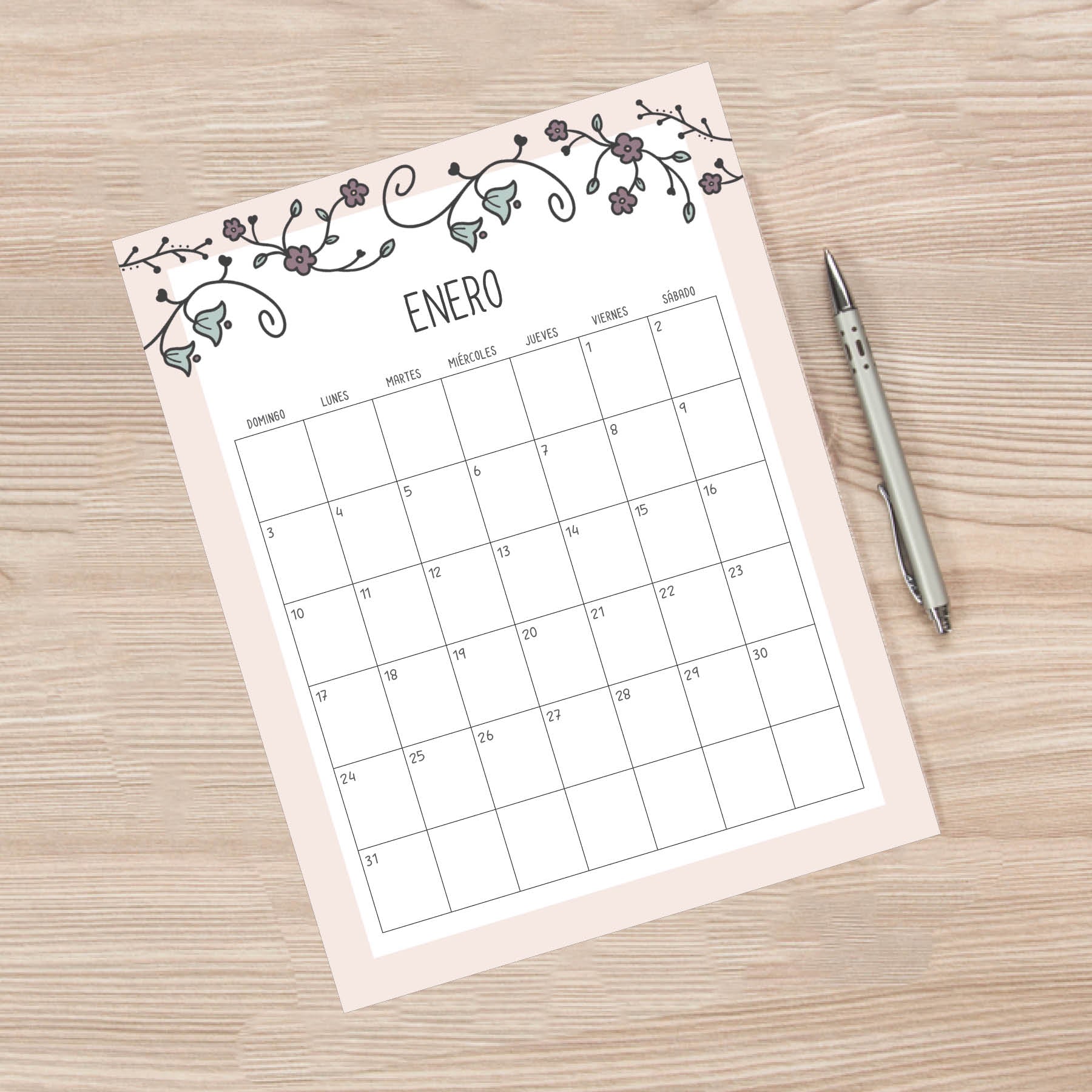 calendario para imprimir