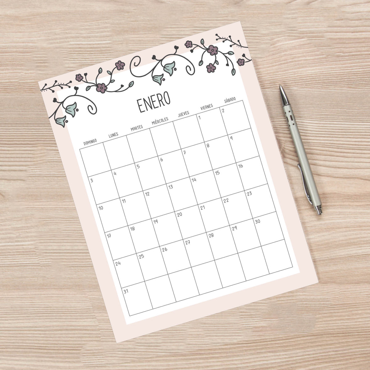 calendario para imprimir
