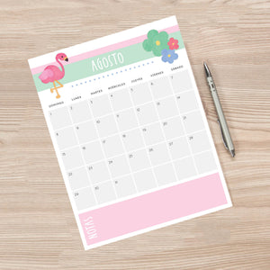 calendario para imprimir