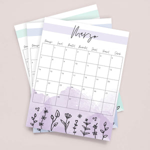 calendario para imprimir