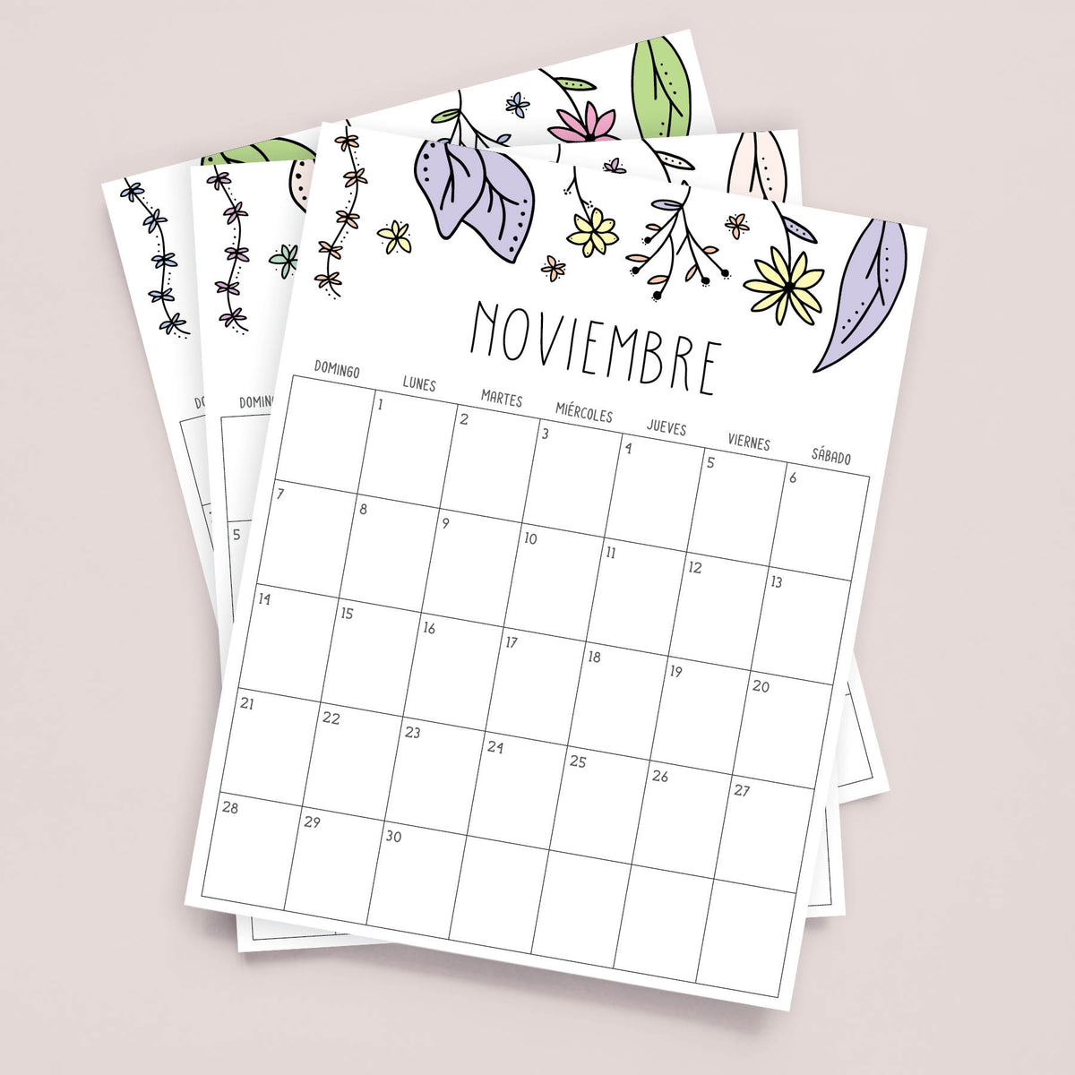 calendario para imprimir