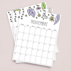 calendario para imprimir