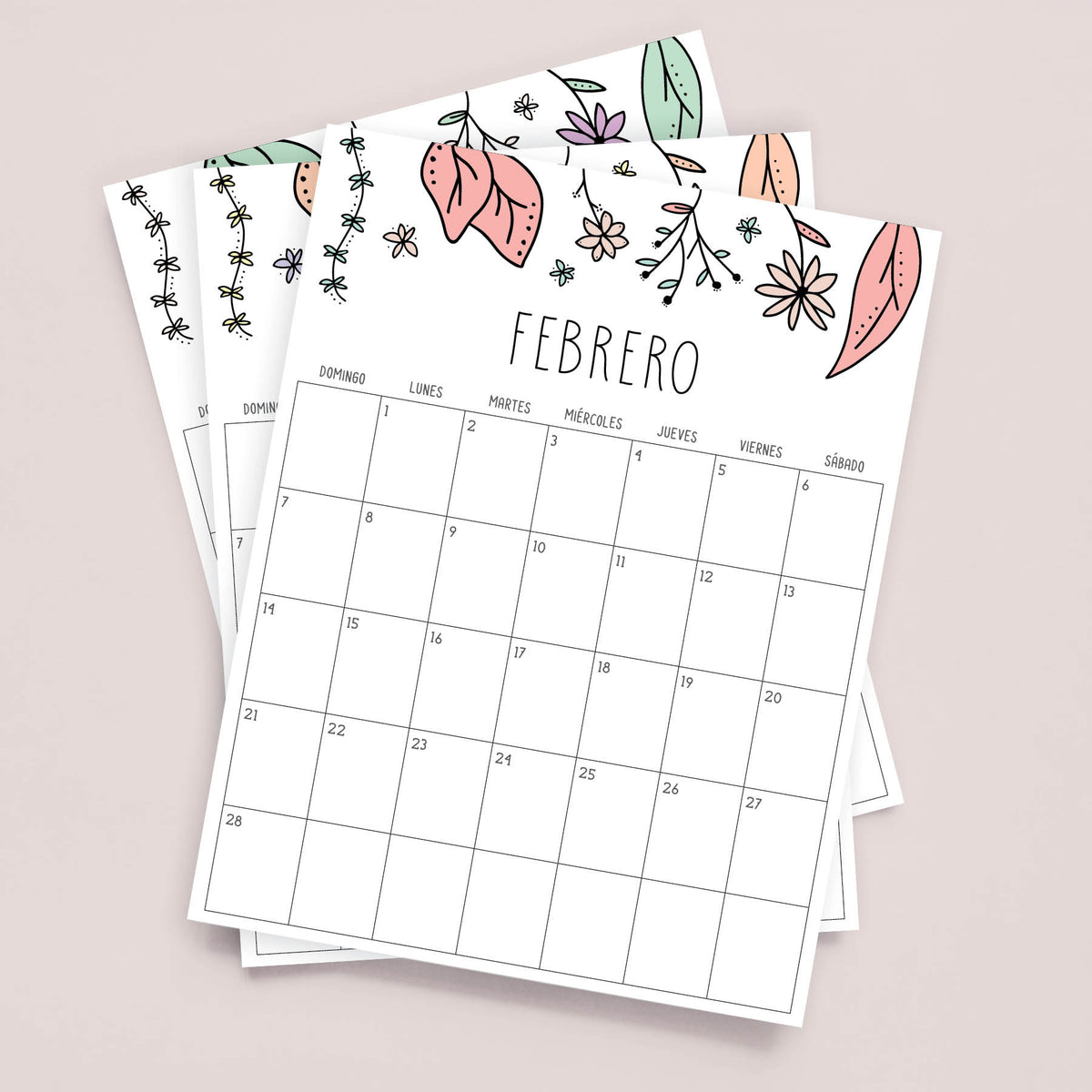 calendario para imprimir