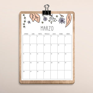 calendario para imprimir