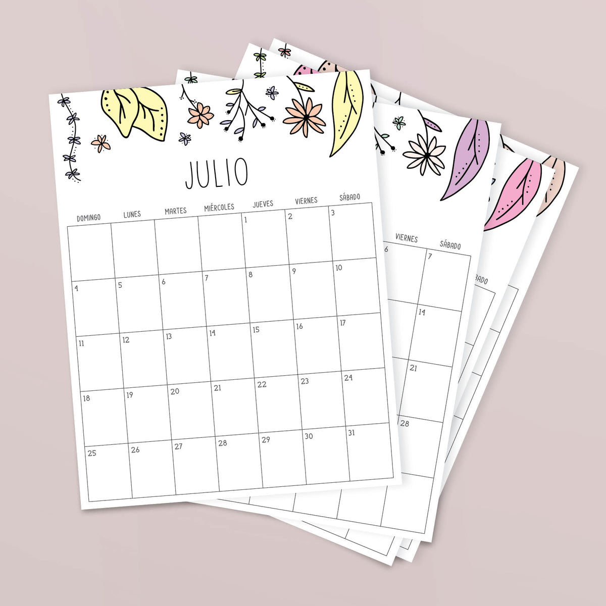 calendario para imprimir