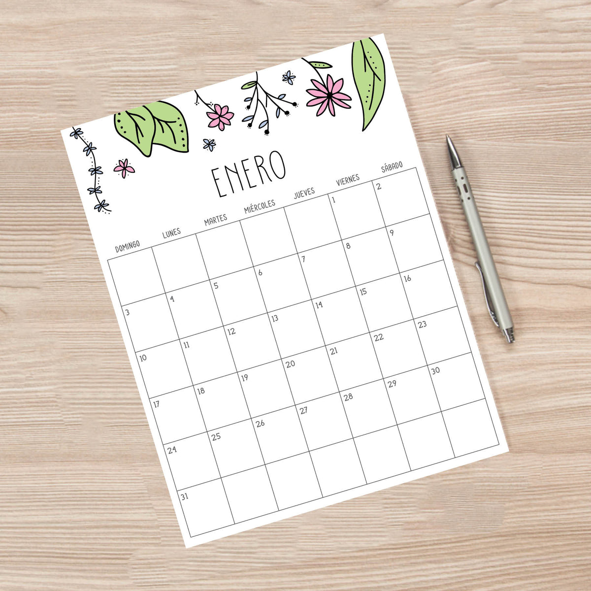 calendario para imprimir