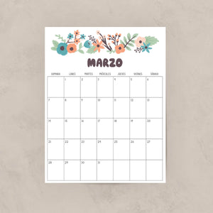 calendario para imprimir