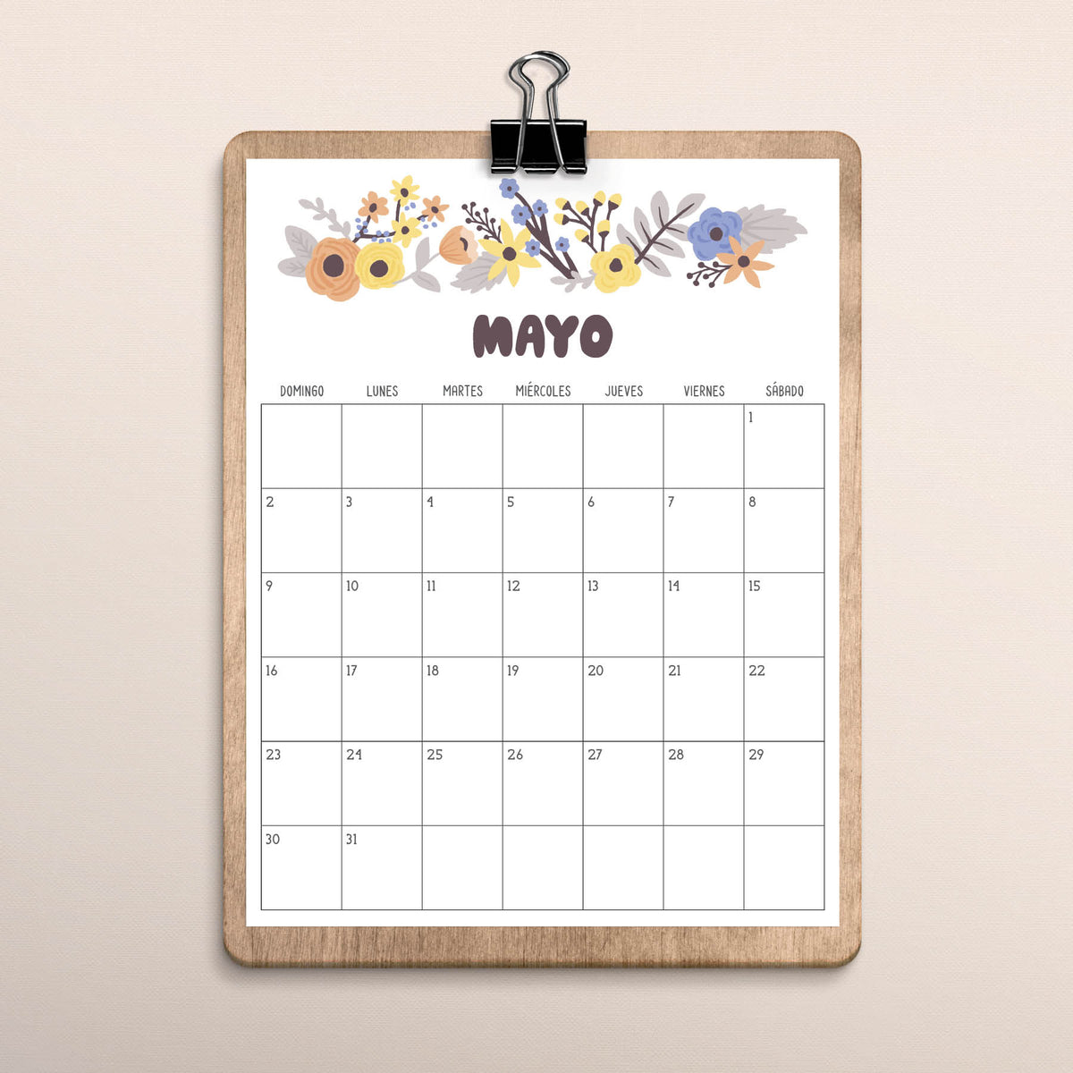 calendario para imprimir
