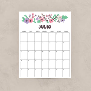 calendario para imprimir