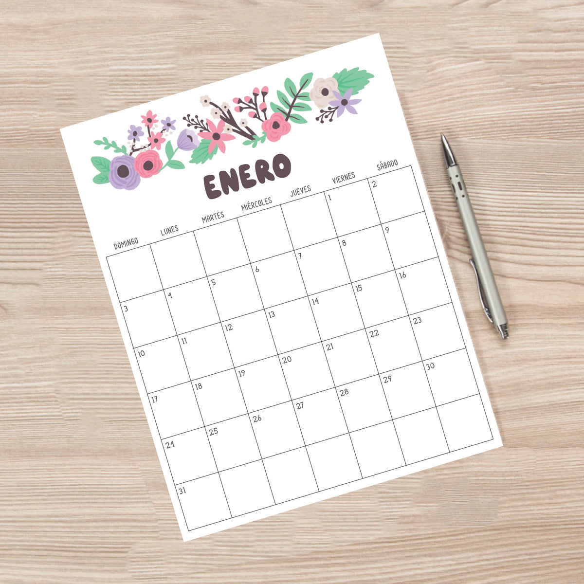 calendario para imprimir
