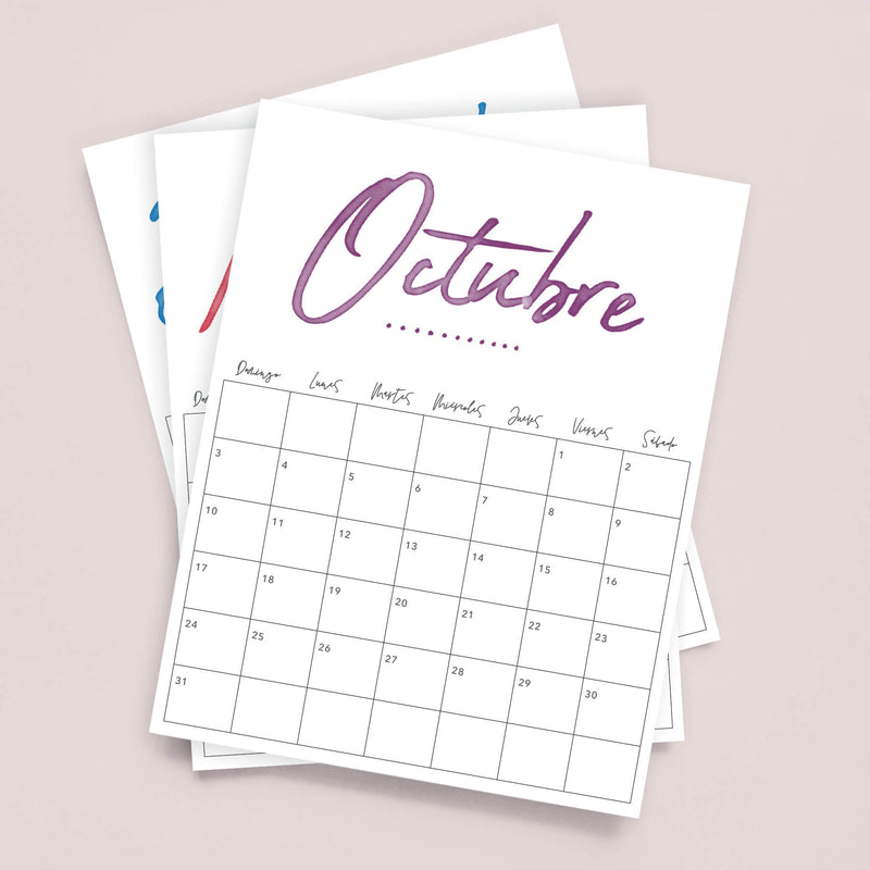 calendario para imprimir