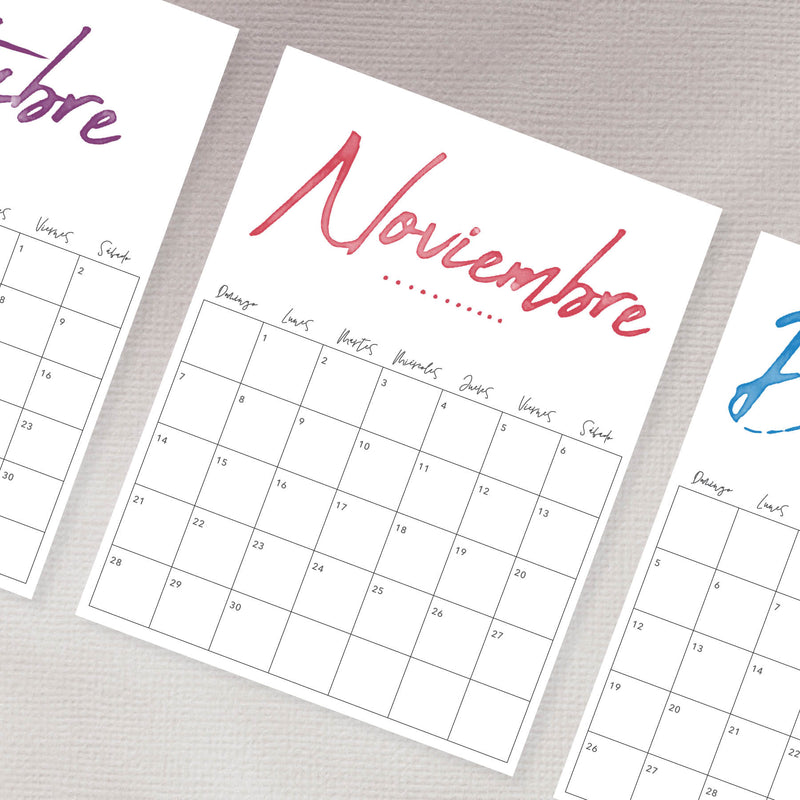 calendario para imprimir