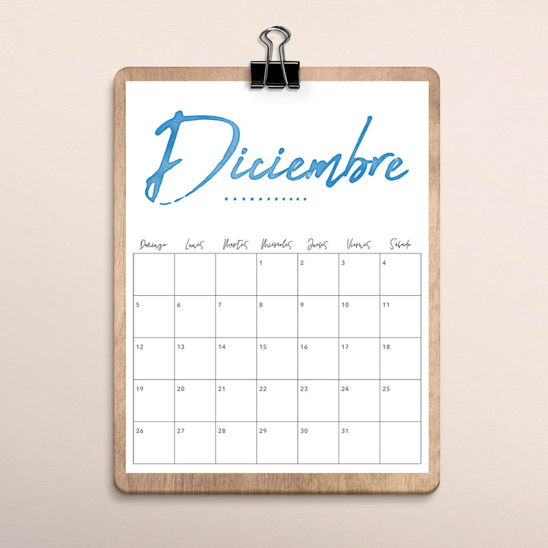 calendario para imprimir