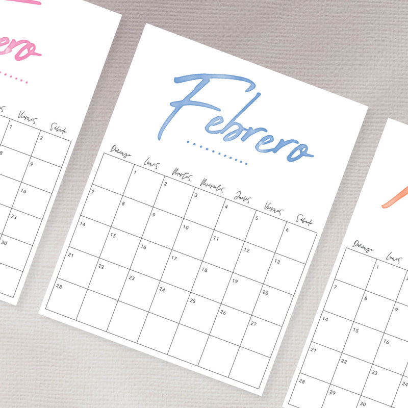 calendario para imprimir