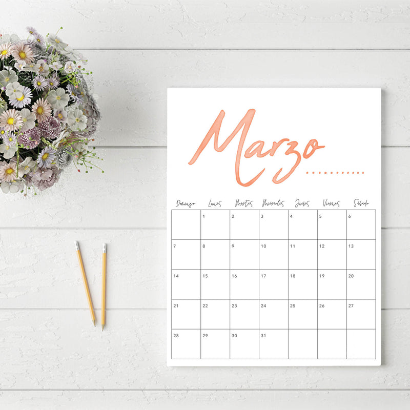 calendario para imprimir