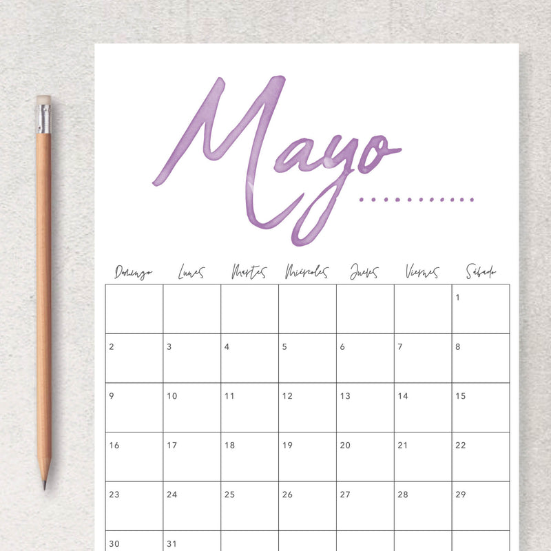 calendario para imprimir