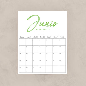 calendario para imprimir