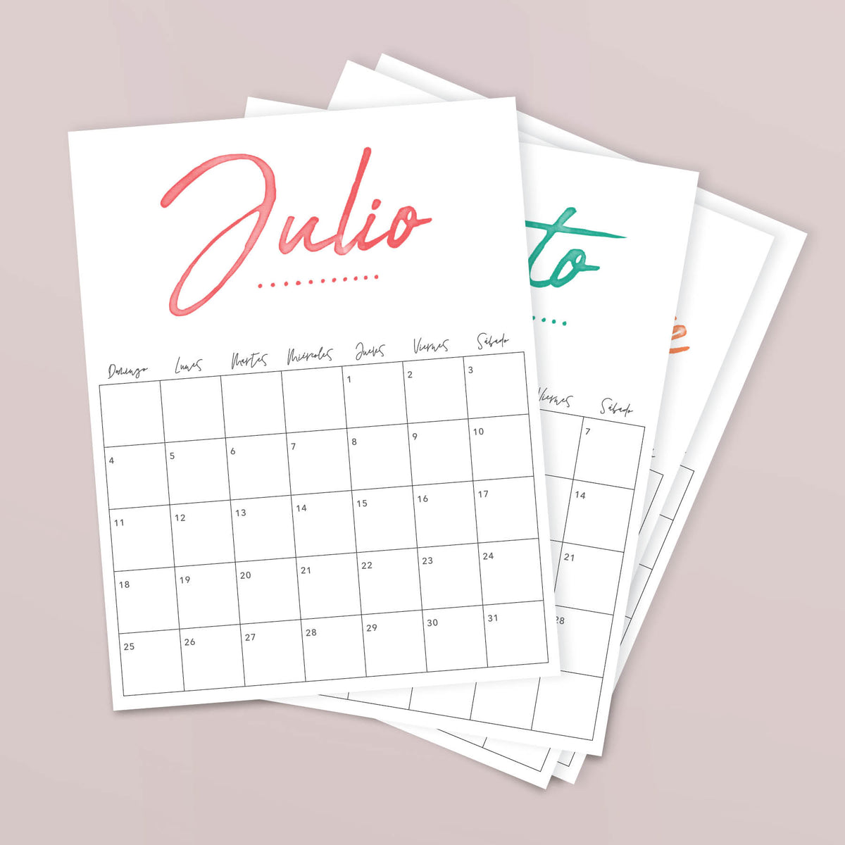 calendario para imprimir