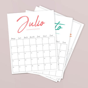 calendario para imprimir