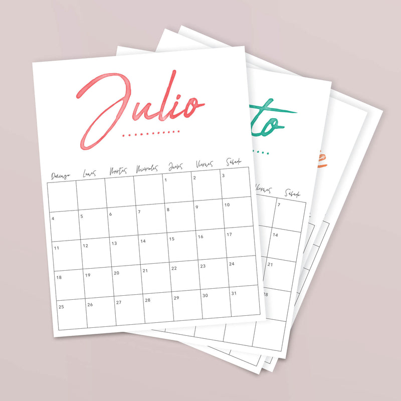 calendario para imprimir