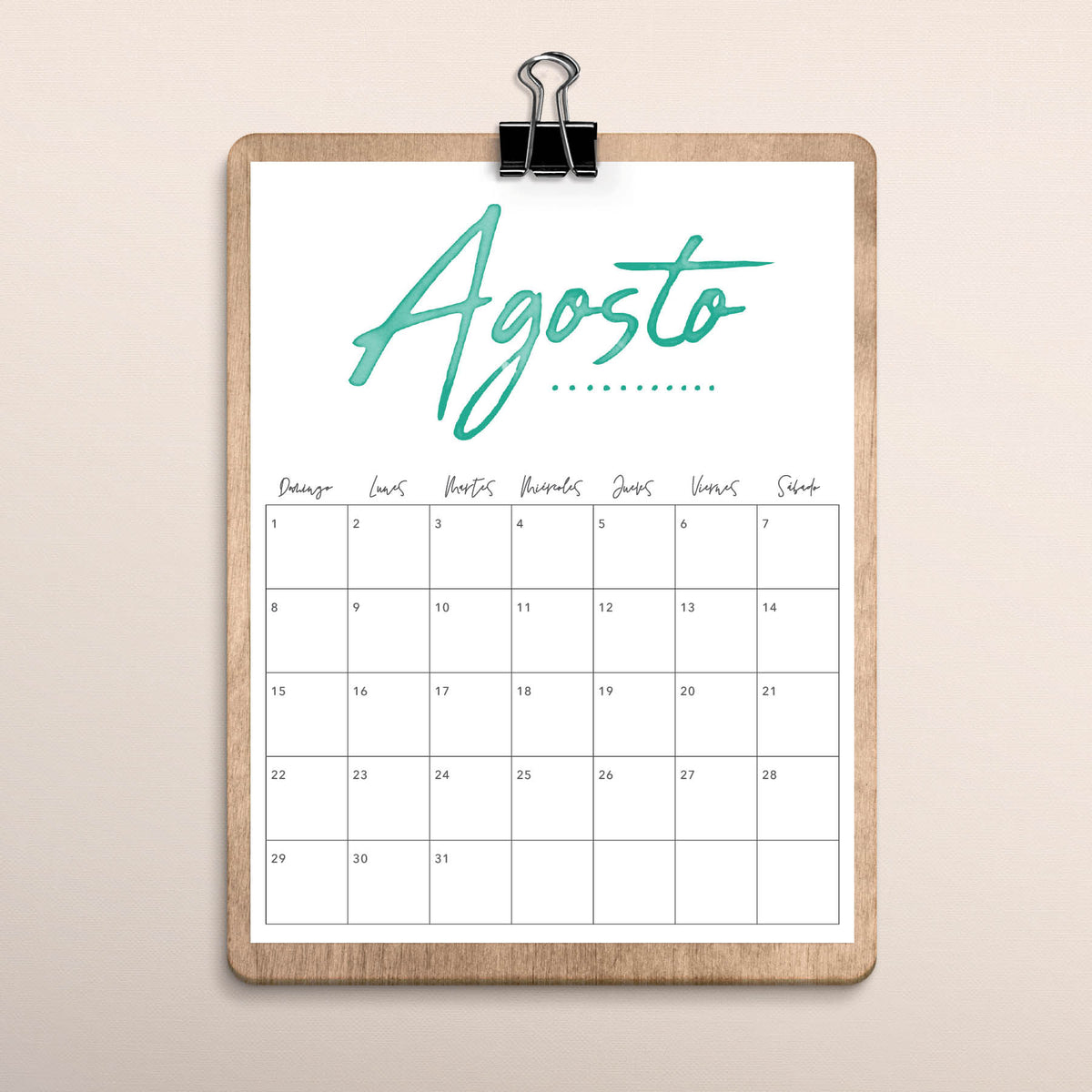 calendario para imprimir