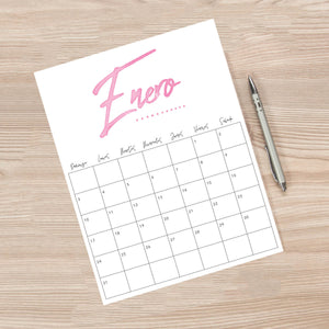 calendario para imprimir