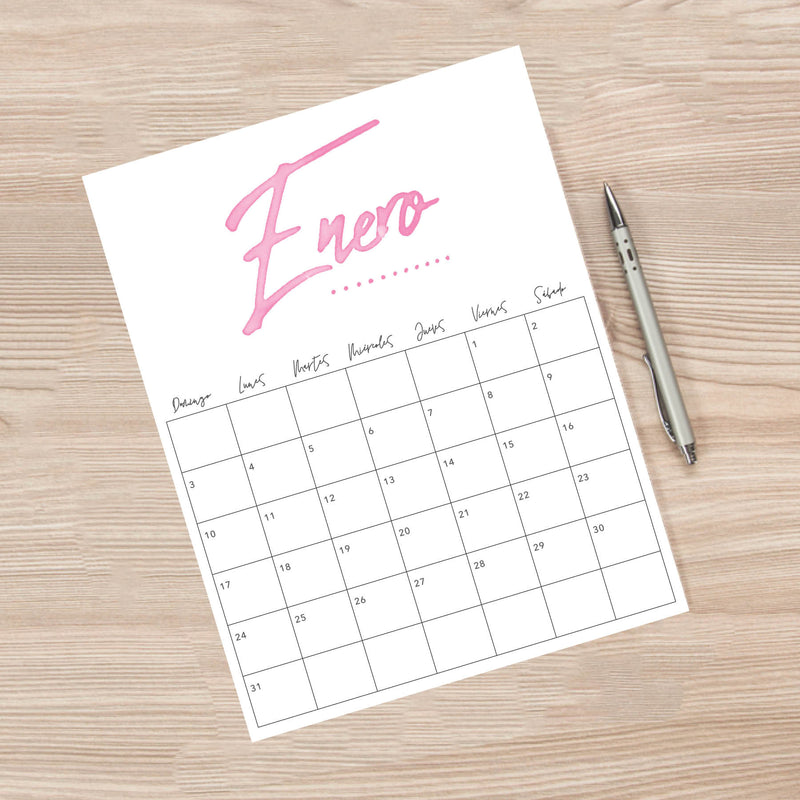calendario para imprimir