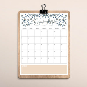 calendario para imprimir