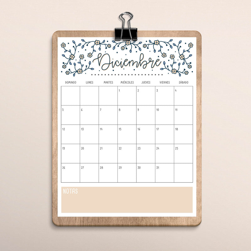 calendario para imprimir