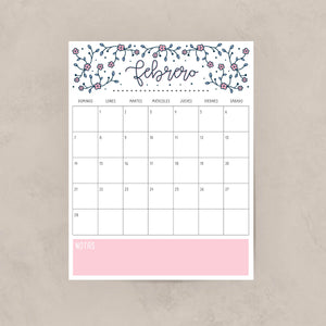 calendario para imprimir