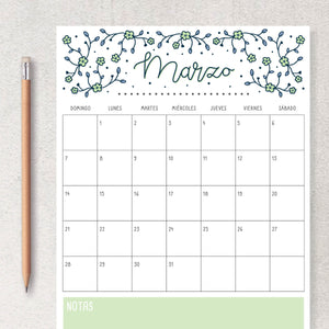 calendario para imprimir