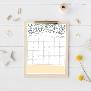 calendario para imprimir