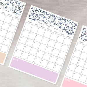 calendario para imprimir