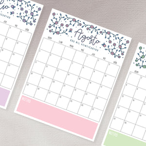 calendario para imprimir