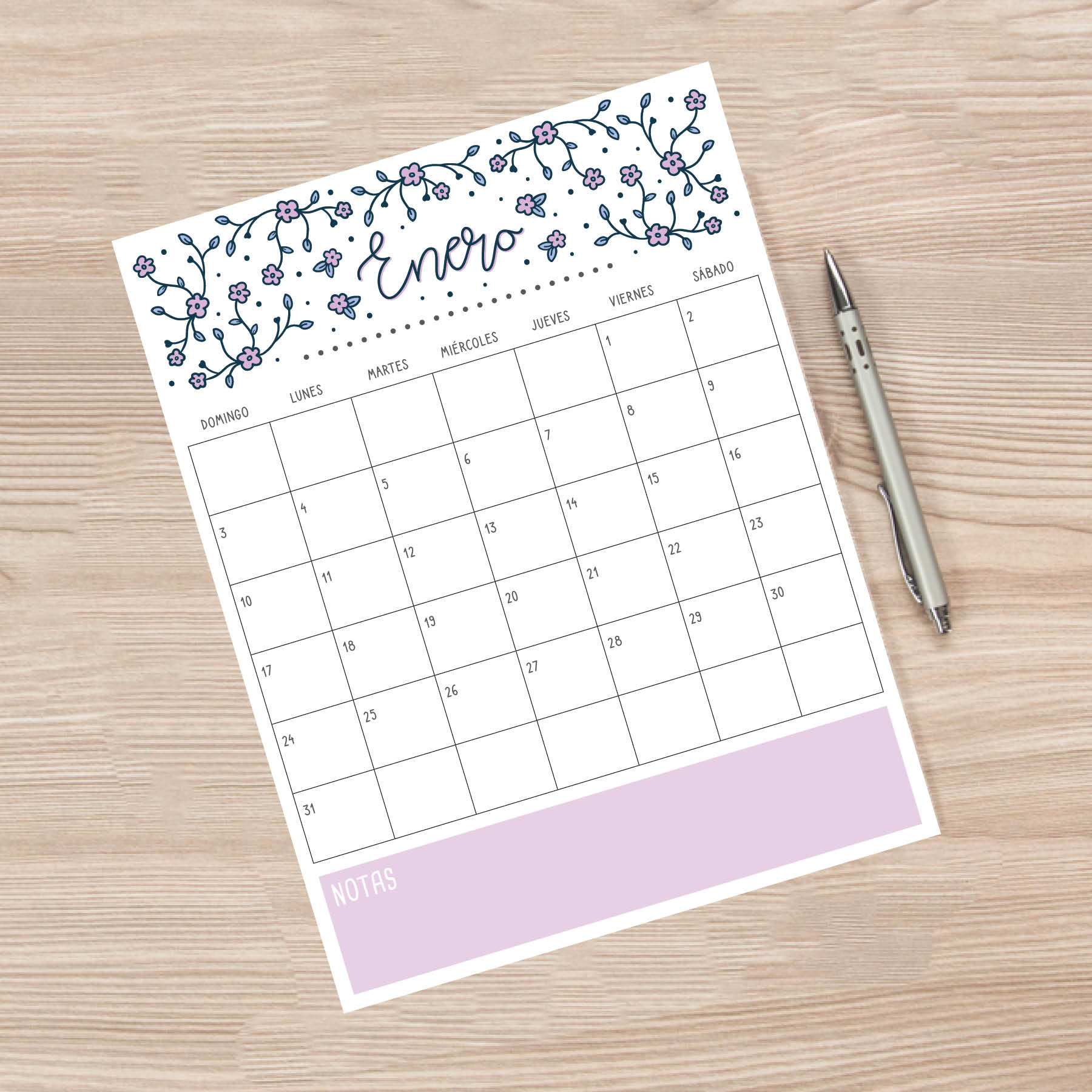 calendario para imprimir