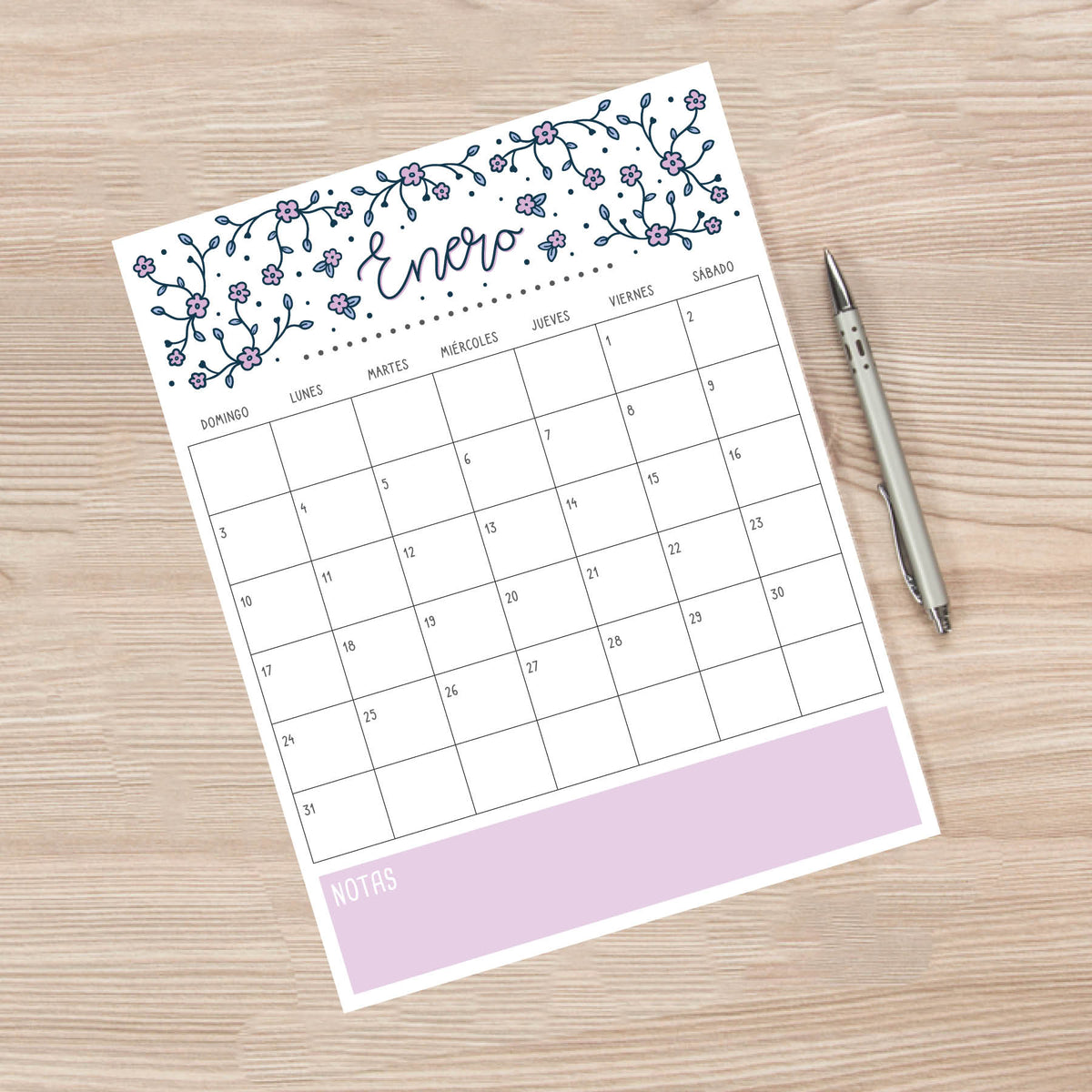 calendario para imprimir