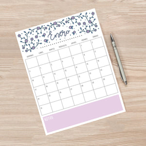 calendario para imprimir