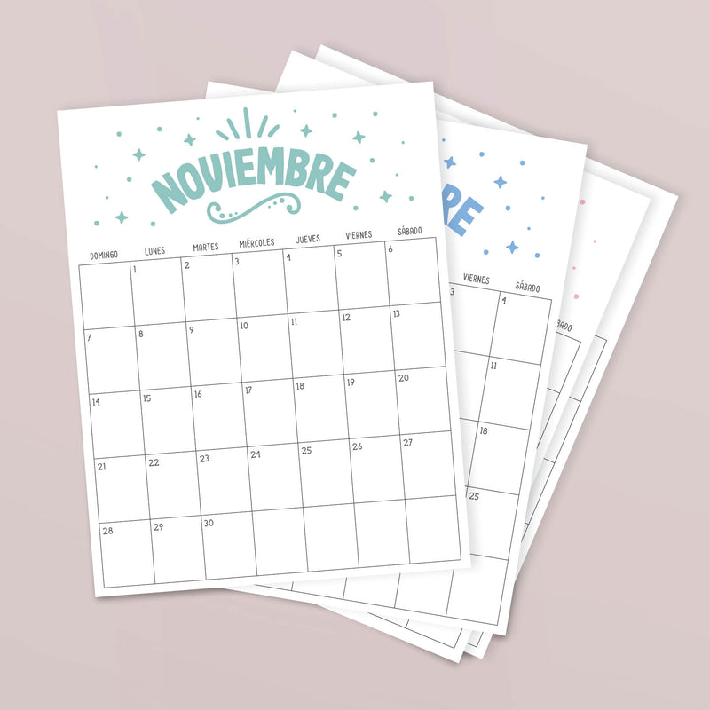 calendario para imprimir